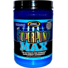 Передтренувальний комплекс, блакитна малина, SuperPump Max Gaspari Nutrition, 640 г