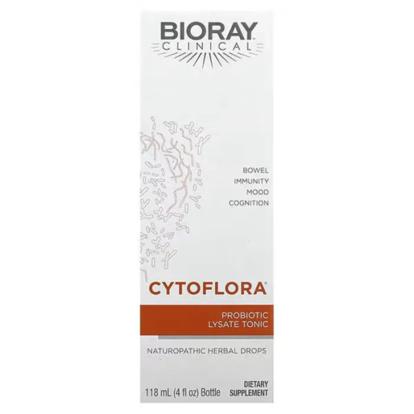 СитоФлора, пробиотический тоник с лизатом, Probiotic Immunity Tonic, Bioray Inc., CytoFlora, 118 мл