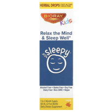 Краплі для сну для дітей від 12 місяців, кленовий смак, Bioray Kids, NDF Sleepy, 60 мл