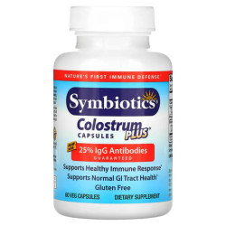 Колострум, Symbiotics Colostrum Plus, 60 вегетаріанських капсул