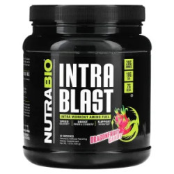Аминокислоты во время тренировки вкус черничный лимонад, NutraBio Intra Workout Amino Fuel, 683 г
