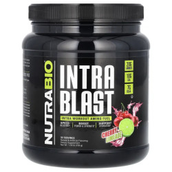 Аминокислоты для приема во время тренировки, NutraBio Intra Workout Amino Fuel, вкус вишневый лаймад 709 г