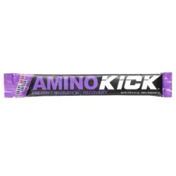 Амінокислоти, з електролітами, смак виноград та ягоди, Amino Kick NutraBio, 1 пакетик 9 г