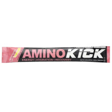 Амінокислоти з електролітами, смак малиновий лимонад, NutraBio Amino Kick, 1 пакетик 9 г