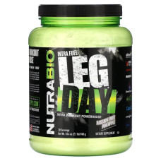 Углеводы для тренировки, вкус маракуйя и ананас, NutraBio Intra Carb Leg Day, 948 г