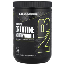Креатин моногідрат мікронезований, NutraBio Micronized Creatine Monohydrate, 500 г