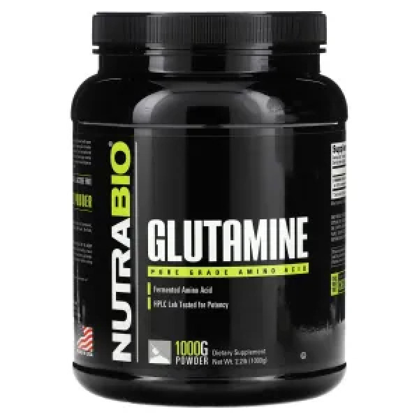 Глютамін, Glutamine, NutraBio, 1 кг