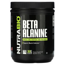 Бета аланін, NutraBio Beta Alanine, 360 г