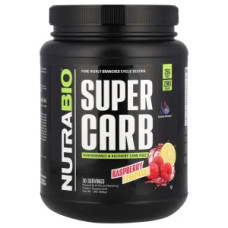 Углеводный комплекс, вкус малиновый лимонад, Super Carb NutraBio, 834 г