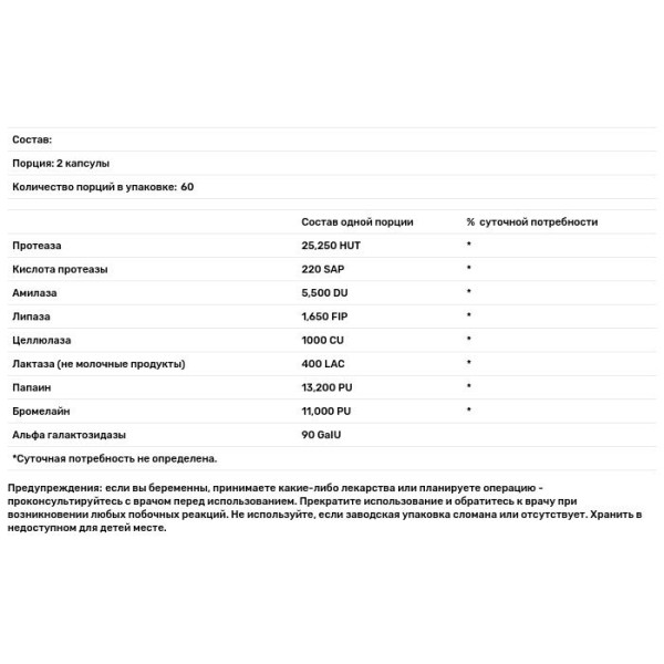 Ферменти для травлення, Digestion Enhancement Enzymes, HealthForce Superfoods, 120 кап
