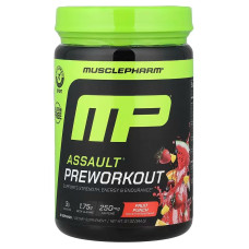 Передтренувальна формула сила та енергія, Energy + Strength Pre-Workout MusclePharm, фруктовий пунш, 344 г