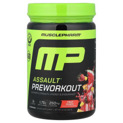 Предтренировочная формула сила и энергия, Energy + Strength Pre-Workout MusclePharm, фруктовый пунш, 344 г