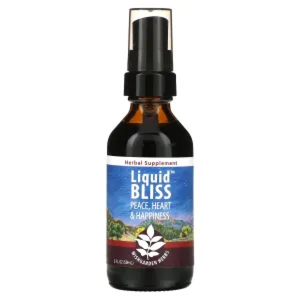 Підтримка настрою, Liquid Bliss, Peace, Heart & Happiness, WishGarden Herbs, 59 мл