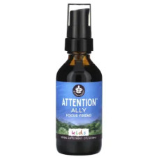 Фокус и концентрация для детей, Attention Ally Focus Friend WishGarden Herbs, 59 мл