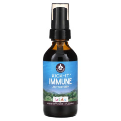 Активация иммунитета у детей, Kids Kick-It Immune Activator WishGarden Herbs, 59 мл