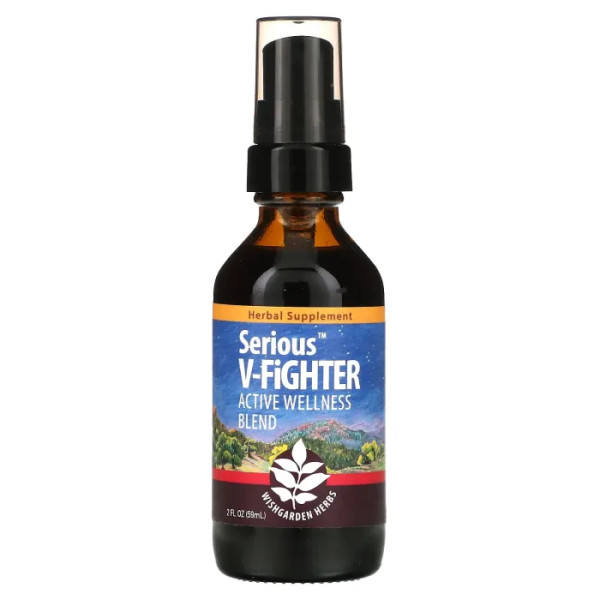Зміцнення імунітету, Serious V-Fighter, WishGarden Herbs, 59 мл