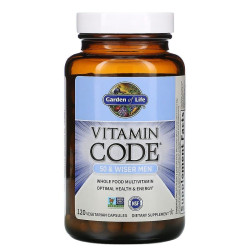 Витамины для мужчин 50+, Garden of Life Vitamin Code, 120 вегетарианских капсул