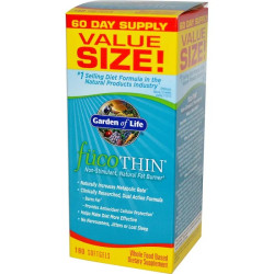 Жиросжигатель, FucoThin, Garden of Life, 180 гелевих капсул
