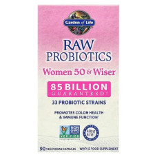 Пробіотики для жінок 50 плюс, Garden of Life RAW Probiotics Women, 90 вегетаріанських капсул