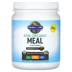 Заменник харчування шоколадний, Garden of Life RAW Organic Meal, 539 г