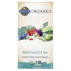 Вітаміни для чоловіків 40+, MyKind Organics Garden of Life, 120 веганських таблеток