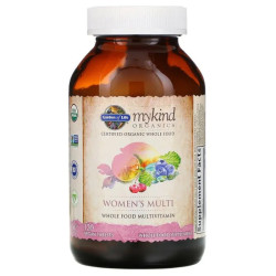 Мультивитамины для женщин, органик, Garden of Life MyKind Organics Women's Multi, 120 таблеток