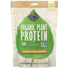 Рослинний протеїн, без ароматизаторів, органік, Plant Protein Garden of Life, 236 г