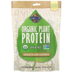 Растительный протеин, без ароматизаторов, органик, Plant Protein Garden of Life, 236 г