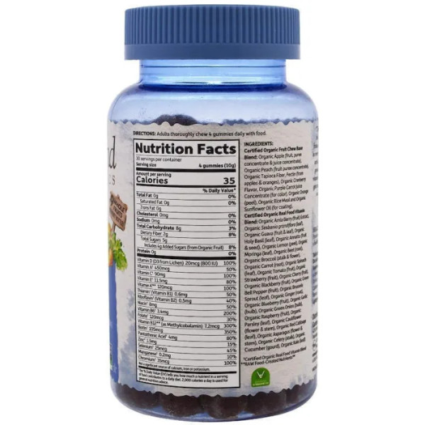 Мультивітаміни для чоловіків, Men's Multi, Garden of Life, Mykind Organics, органік, для веганів, смак ягід, 120 жувальних цукерок