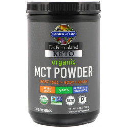 MCT порошок органический, Garden of Life MCT Powder, 300 г