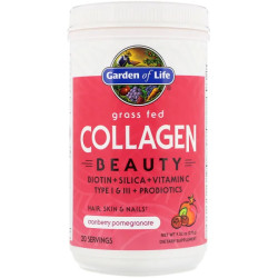 Пептиди коллагену, Grass Fed Collagen Beauty, гранат + журавлина, порошок, 270 г