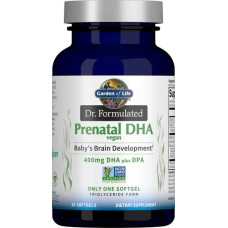 ДГК для вагітних веганів 400 мг, Vegan Prenatal DHA Garden of Life, 30 гелевих таблеток
