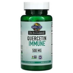 Кверцетин 500 мг для иммунитета, Garden of Life Dr. Formulated Quercetin Immune, 30 вегетарианских таблеток