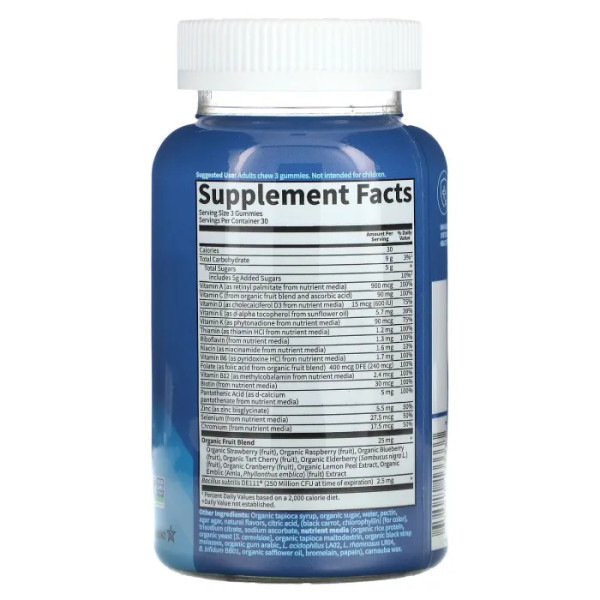 Мультивітаміни для чоловіків, Men's Multi, Vitamin Code Gummies, Garden of Life, лимон-ягоди, 90 жувальних цукерок