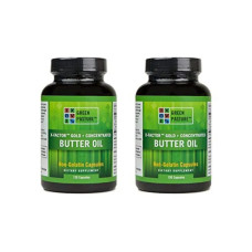 Олія вершкова концентрована, Green Pasture Butter Oil, 2 пляшки по 120 капсул