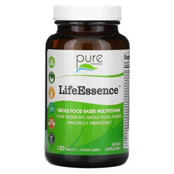 Мультивітаміни і мінерали, Multivitamin & Mineral, Pure Essence, LifeEssence, 120 таблеток