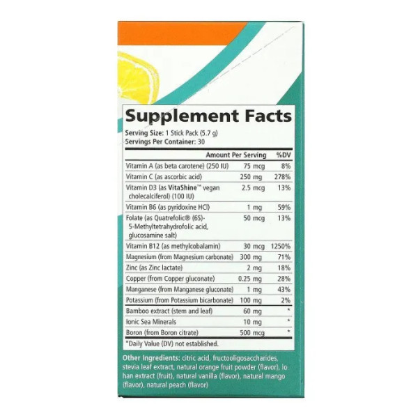 Магній плюс, Ionic-Fizz, Magnesium Plus, Pure Essence, апельсин-ваніль, 30 пакетиків по 5,7 г