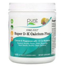 Супер кальцій смак малиновий лимонад, Pure Essence Calcium Plus, 420 г