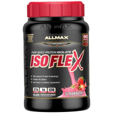 Изолят сывороточного протеина клубника, Protein Isolate ALLMAX Nutrition, 907 г