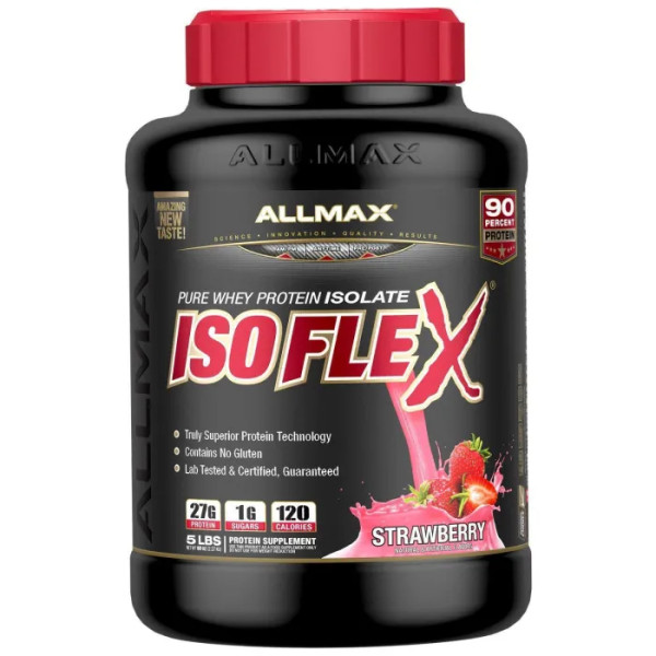 Ізолят сироваткового протеїну, полуниця, Protein Isolate, ALLMAX Nutrition, 2.27 кг.