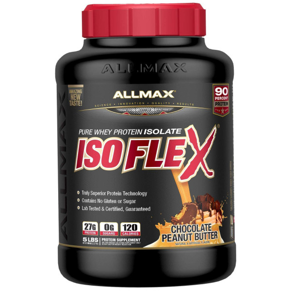 Ізолят сироваткового протеїну, шоколадне арахісове масло, Protein Isolate, ALLMAX Nutrition, 2.27 кг.