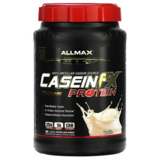 Казеиновый протеин мицеллярный, Casein-FX 100% Casein Micellar Protein ALLMAX Nutrition, вкус ваниль 907 г