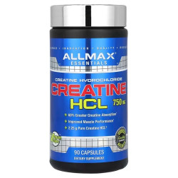 Креатин гідрохлорид 750 мг, Creatine HCI ALLMAX, 90 капсул