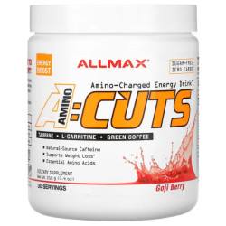 Енергетичний напій з BCAA, ALLMAX ACUTS Amino-Charged Energy Drink, смак ягоди годжі 210 г