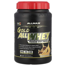 Сироватковий протеїн шоколадне арахісове масло, Whey Protein GOLD ALLWHEY ALLMAX, 907 г