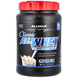 Сывороточный протеин, CLASSIC ALLWHEY 100% Whey Protein ALLMAX Nutrition, вкус ваниль 907 г