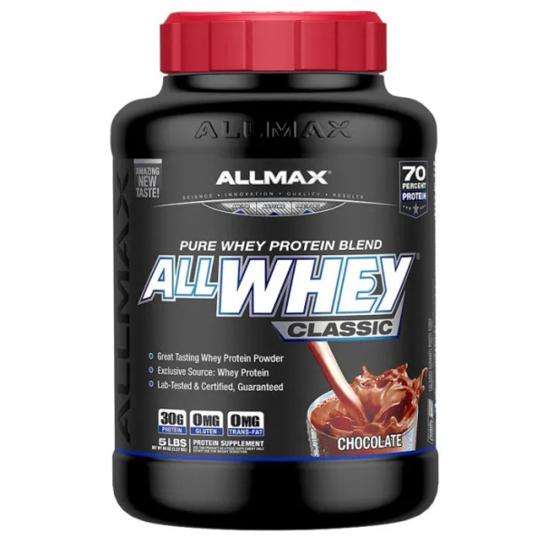 Сывороточный протеин, шоколад, AllWhey Classic, ALLMAX Nutrition, смесь, 2.27 кг.