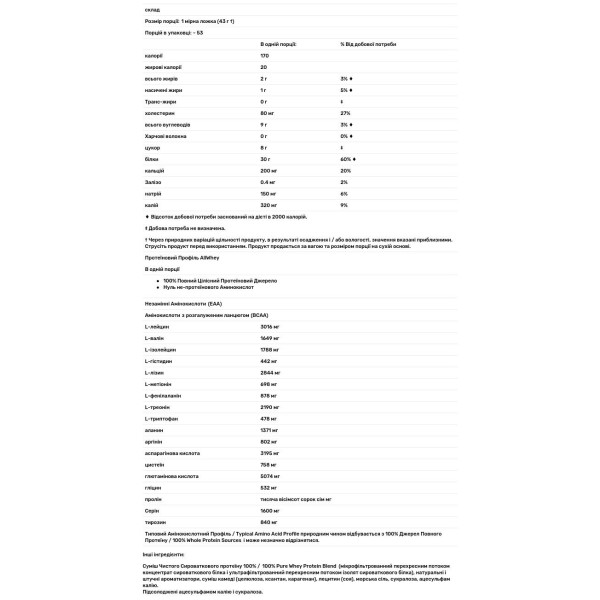 Сироватковий протеїн, французька ваніль, AllWhey Classic, ALLMAX Nutrition, суміш, 2.27 кг.