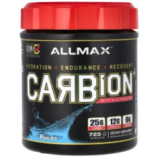 Енергетична суміш з електролітами, CARBION ALLMAX, смак блакитний лід, підтримка витривалості та відновлення, 725 г