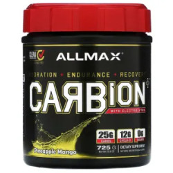 Енергетична суміш з електролітами, CARBION ALLMAX, смак ананас манго, підтримка витривалості та відновлення, 725 г